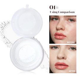 Maffick High Definition Powder - Soft Luminance, Lightweight Loose Powder for Perfect Makeup Setting - 0.35 oz (01, 10g)