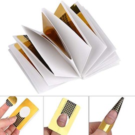HURRISE Formulario De Guía De Arte De Uñas De 50 Piezas/Juego, para El Diseño Y Formas Esculturales, Longitud Exacta