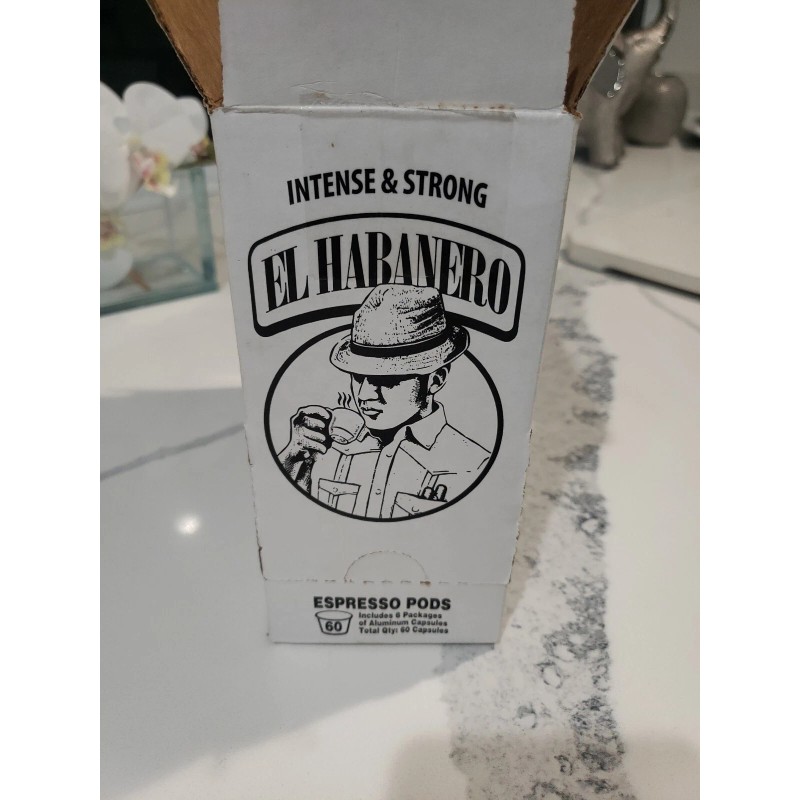 El Habanero 60 pods espresso coffee