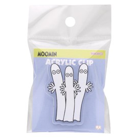 Sunstar Stationery S3623378 Moomin Clip, Acrylic Clip, 3 Pieces