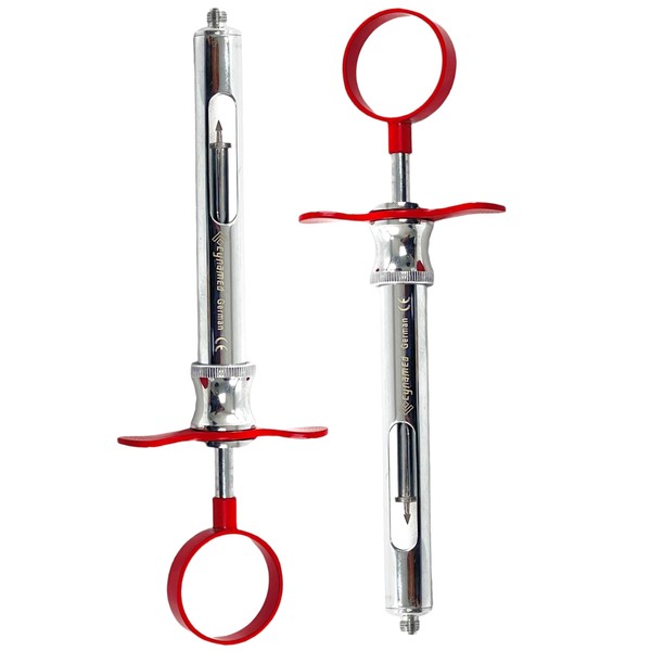 Set of 2 Dental Anesthetic Syringe 1.8mL Self-Aspirating with One