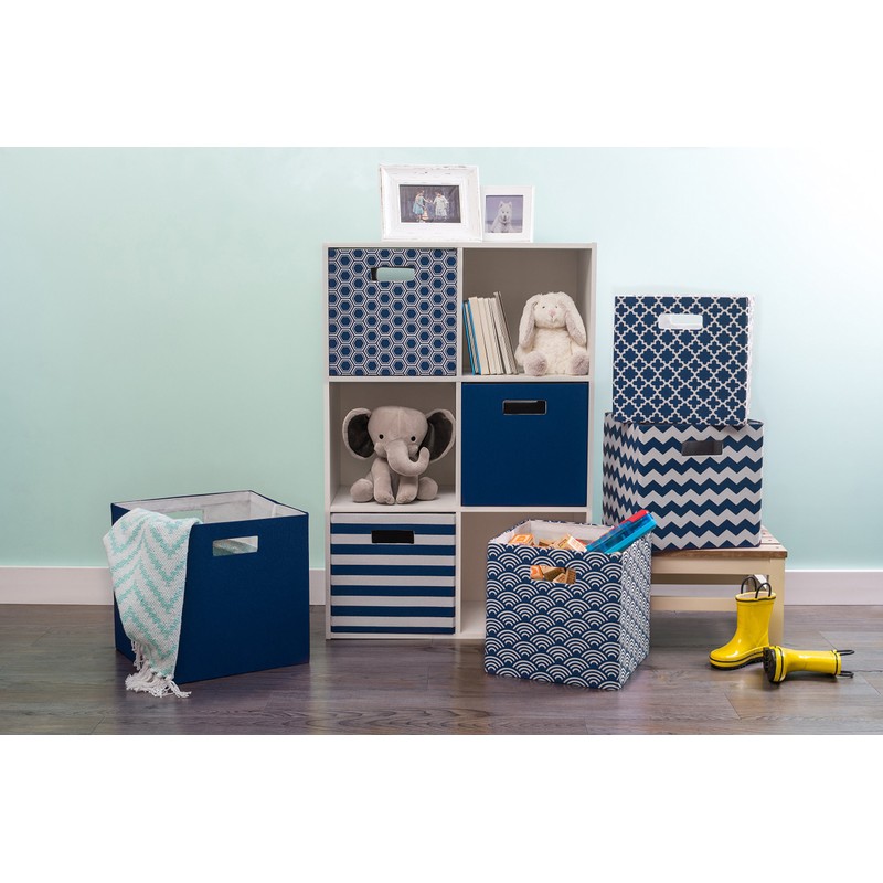 DII Foldable Fabric Storage Container for Nurseries, Offices, Closets, Home