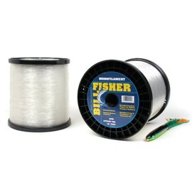 Billfisher Spool Clear 4 lb. Monofilament Fishing Line | High Abrasion Resistance | Superior Construction | Soft & Flexible | Smallest Diameter Monofilament for Fishing