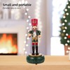 Cabilock Wooden Nutcracker Soldier Music Box with Movable Mouth Hands