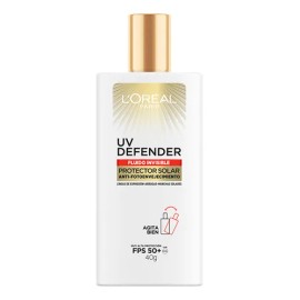 Crema L'Oréal París UV Defender Fluido Invisible para Todo Tipo de Piel FPS50 40ml Bloqueador Solar