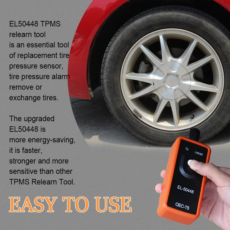 Mearo TPMS Relearn Tool, TPMS Programming Tool, EL-50448 Tire Sensor