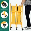 YITAHOME Metal Expandable Barricade Gate Outdoor, 16FT Folding Security Gate,