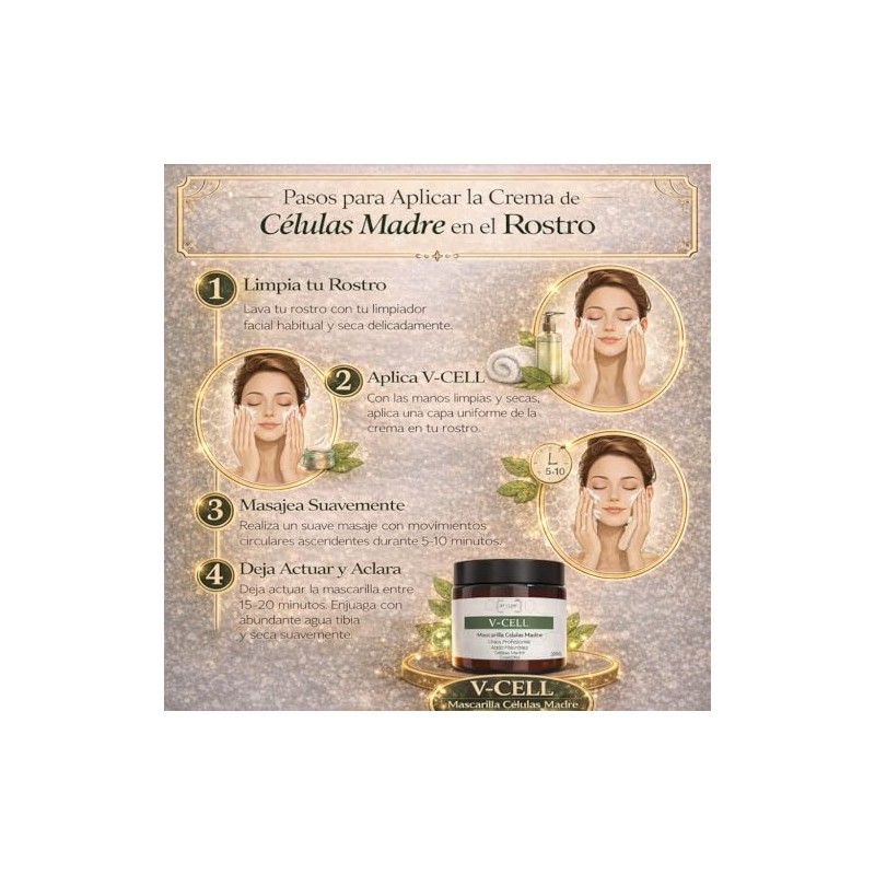 IEF Clinic V-Cell Mascarilla Profesional Professional Stem Cell Mask with
