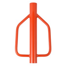 18 LB T Post Driver,Heavy Duty Fence Post Drive with Handles,Metal Post Pounder for Driving,Simple to Use(Orange)