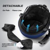 Odoland Ski Helmet with Ski Goggles, Multi-Options Snowboard Helmet and