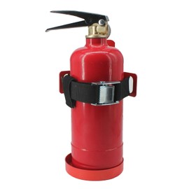 Fire Extinguisher Mount,Wall Hanging Bracket,Fire Extinguisher Holder for Home, Car, RV, Truck, Mini Fire Extinguishers (2.5LB red 1Pcs)