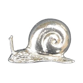 Snail Figurine, Snail Sculpture, Handmade, in Fine Pewter, by William Sturt.