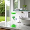 2 Minute Plastic Sand Timer Hourglass Sand Clock with Suction