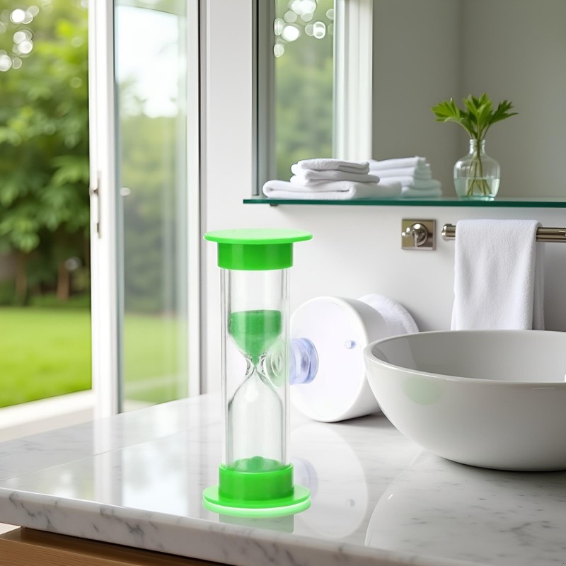 2 Minute Plastic Sand Timer Hourglass Sand Clock with Suction