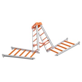 Wrestling Large 10 Inch Breakable Orange Ladder for WWE & AEW Wrestling Action Figures