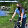 PURIAN Neck Gaiter Face Mask, UPF 50+ Medium Weight Double