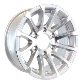 eCustomrim Aluminum Trailer Wheel 16X6 16" Avalanche Style 6 Lug On 5.5" Center Rim
