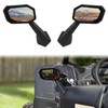 SAUTVS Folding Front Door Rear View Side Mirrors for Maverick