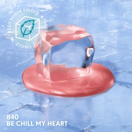 Covergirl Clean Fresh Yummy Gloss, 840 Be Chill My Heart, Plumper Gloss, Shiny Gloss, Vegan Formula, Volumizing Lip Plumper, Easy to Apply, Minty Flavor, 0.33oz