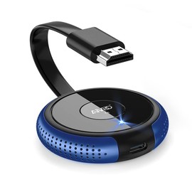 AIMIBO Wireless HDMI Transmitter - 1 Receiver Pair up to 8 Transmitters (Switch with One Button) - Upgraded Version, No More Overheating Blue