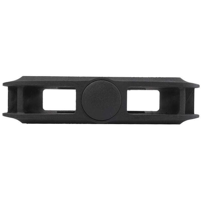 M-Wave Unisex Adult Steady Flat AL Bicycle Pedal, Black, Tread