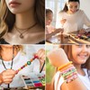 MECCANIXITY Hilo de Nylon Trenzado para Cuentas, Cordón Elástico de