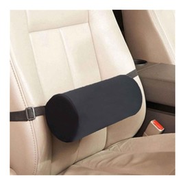 Lumbar Pillow Lumbar Roll Support Pillow for Office Chair Car Seat Black Cylinder Small Adjustable Cylindrical Back Relax Support Cushion