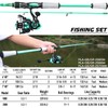 One Bass Spirit Flame Fishing Rod Reel Combo, Spinning &