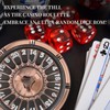 DND Dice Set with Mini Roulette Wheel – Metal D20