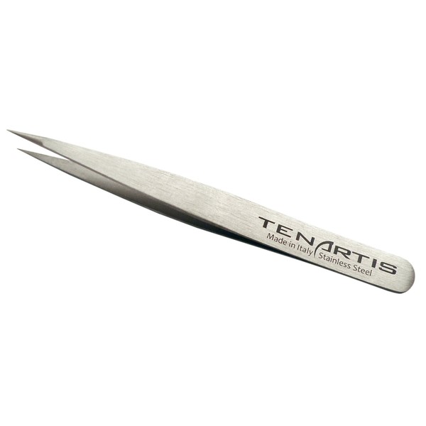 Pointed Hair Tweezers Stainless Steel - Tenartis Made in Italy