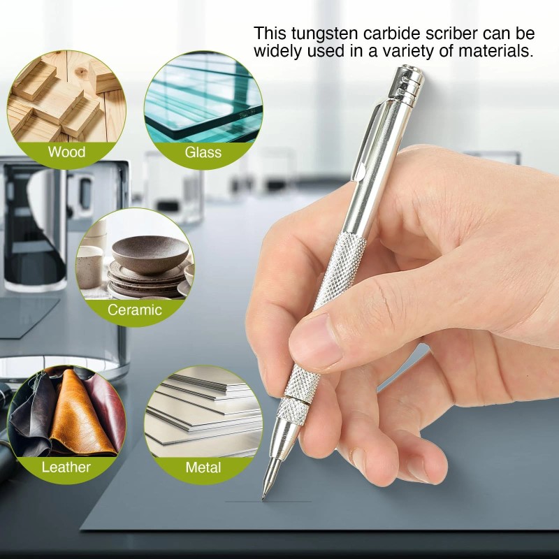 Vixavi Metal Scribe Tool - Metal Scriber with Magnet -
