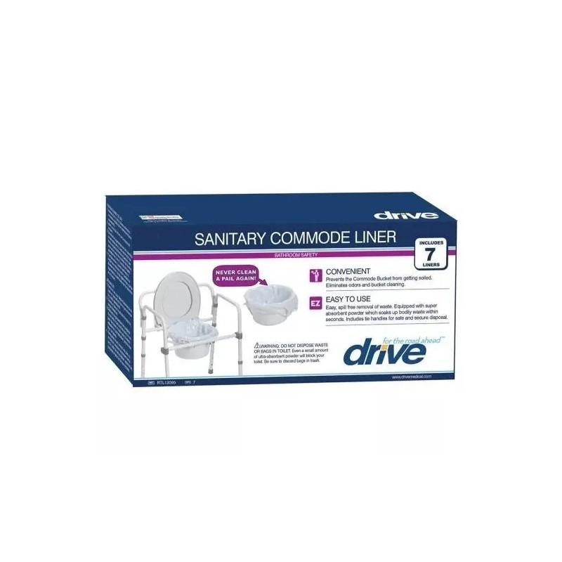 Drive (Lot of 21) Drive Medical Super Absorbent Sanitary Commode
