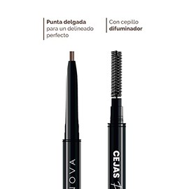 Renova Delineador Para Cejas Retractil, Castano Oscuro, .09 G