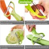 joviqiso Cooking Tools Wide Mouth Peeler Vegetables Fruit Stainless Steel