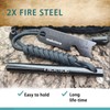 makstore 2 PACK 4 Inch Survival Ferro Rod - Flint