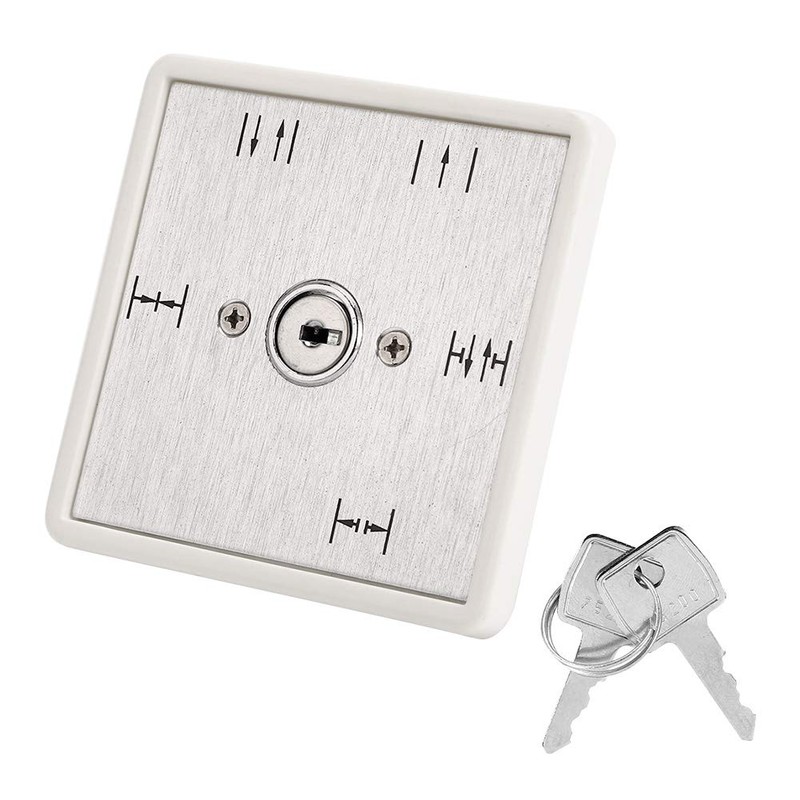 Heayzoki Automatic Door Access 5 Position Key Switch Aluminium Durable