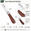 Folding Grafting Knife for Garden Use – 3CR13 Stainless Steel