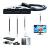 Ociodual 3 in 1 HDMI Cable Splitter Switch Adapter Full