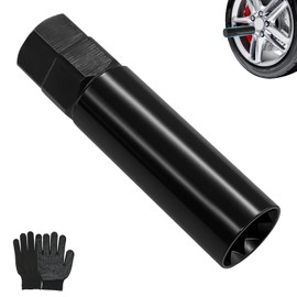 10 Spline Lug Nut Key Replacement for TA20-17/19, Lug Nut Remover Tool w/ 17MM & 19MM Hex Drive, 10 Spline Lug Nuts Socket, Compatible with 10 Point Spline Lug Nuts & Bolts