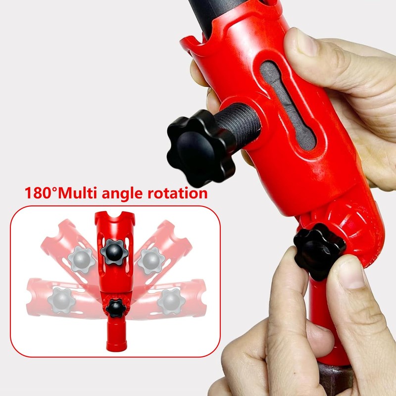 Brush Rail for Ceiling 170 cm Multi-Angle Brush Extension 180