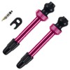 Barbieri Pair of Valve Tubeless SV 45 mm Pink (Valves