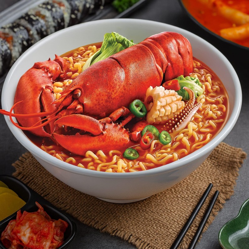 Paldo, Instant Bowl Noodles, Lobster Flavour, 110g 3.88 oz (Pack
