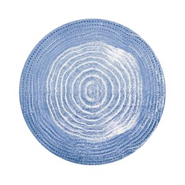 Blue Watercolor Ceramics Coasters Set of 6 Coasters for Drinks Absorbent Double-Sided Leather PVC Coaster for Tabletop Protection Coffee Table Decor Ideal for Home Decor House Warming Gifts