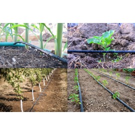 12 Pack RainBird Drip Line Irrigation Fittings for 1/2” Drip Line Hose Tubing, Rain Bird XFF-COUP 17mm Drip Line Connectors, Includes LED Light