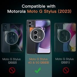 JETech Screen Protector for Motorola Moto G Stylus 2023 4G/5G (Not Fit for 2022/2021/2020 Version), 9H Tempered Glass Film, Anti-Scratch, HD Clear, 3-Pack