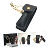 Minkissy 4pcs Lipstick Holder Keychain Pouch Portable Lipstick Case for
