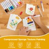 Casbomy Magic Puffy Paint, Creative 3D Drawing Magic Canvas Sponge,