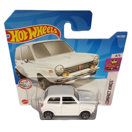 Hot Wheels - Custom '70 Honda N600 - Compact Kings 4/5 - HCT75 - Short Card - Ryu's Rides - White - Mattel 2022