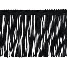 Trims by the Yard 3" Chainette Fringe Trim | Black | (10 yard cut)