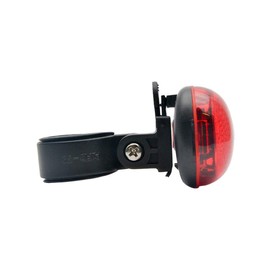 Baceyong Mini Red 3LED Waterproof Bicycle Taillight Induction Outdoor Safety Warning Lamp, 3 LED Clip On Running Bike Rear Safety Warning Tail Light Flashing Cycling Lamp